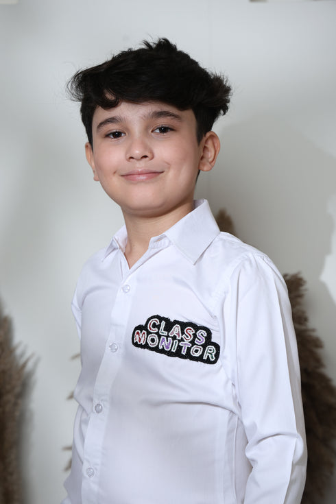 class monitor x ronaldo white shirt